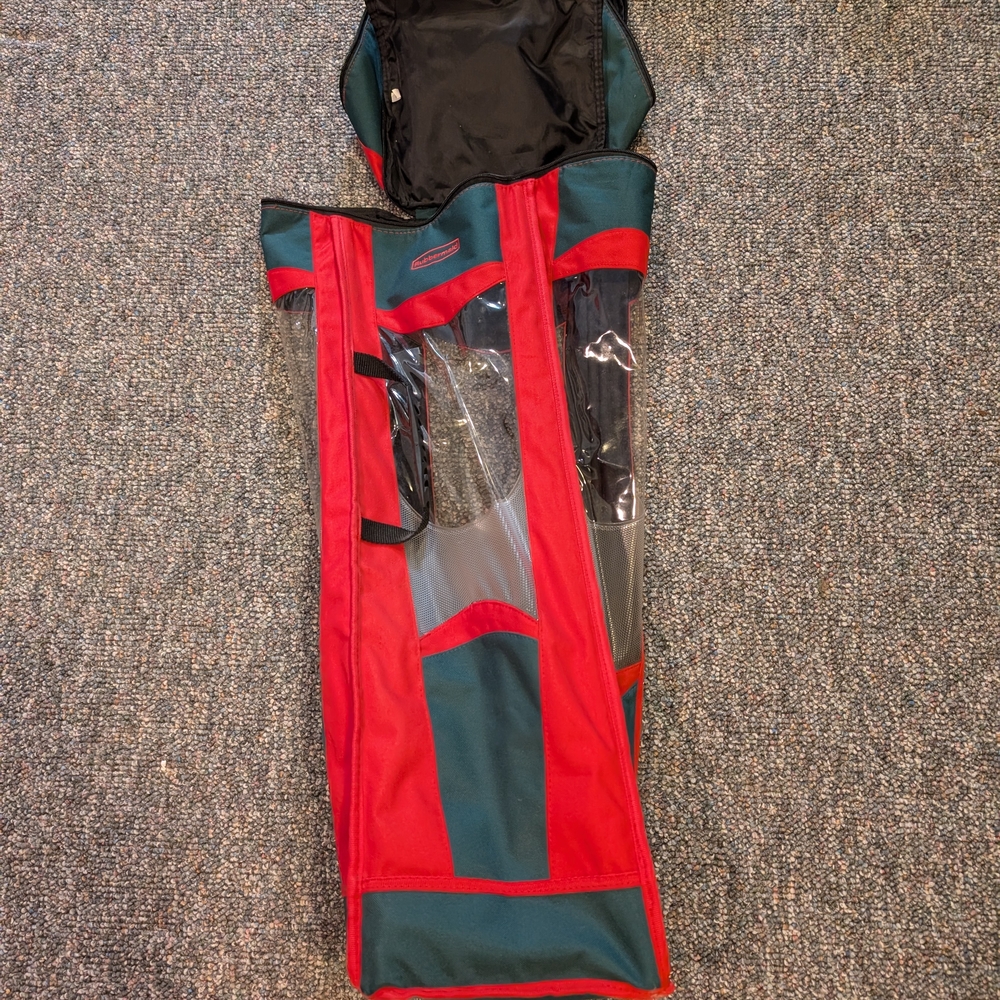 Red and Green Gift Wrap Organizer Bag